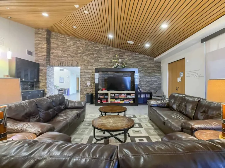 Virtue Recovery Center Sun City West Arizona Common Area WIth Couches and TV_1