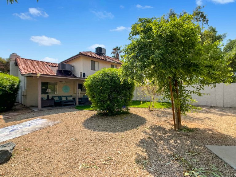 Virtue Recovery Chandler Addiction Treatment Community Backyard Trees